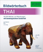 Buchcover und Innenansicht für das Buch: PONS Bildwörterbuch Thai