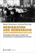 Buchcover und Innenansicht für das Buch: Remigration und Demokratie in der Bundesrepublik nach 1945