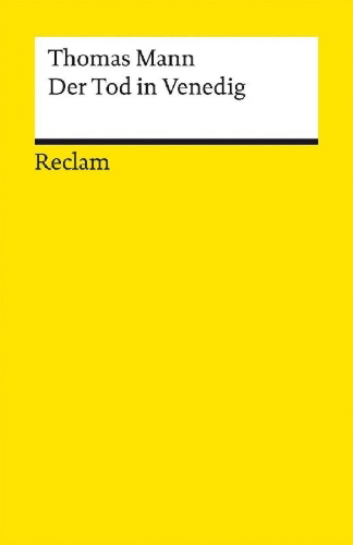 Buchcover und Innenansicht für das Buch: Der Tod in Venedig