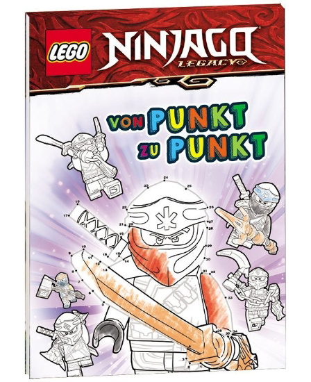 Buchcover und Innenansicht für das Buch: LEGO® NINJAGO® - Von Punkt zu Punkt