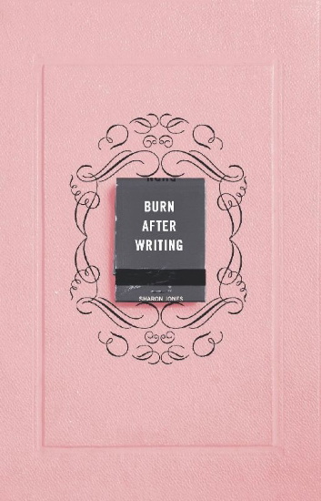 Buchcover und Innenansicht für das Buch: Burn After Writing
