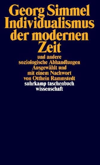 Buchcover und Innenansicht für das Buch: Individualismus der modernen Zeit