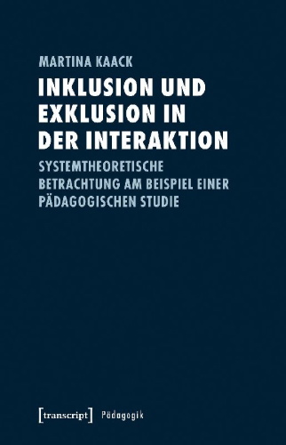 Buchcover und Innenansicht für das Buch: Inklusion und Exklusion in der Interaktion