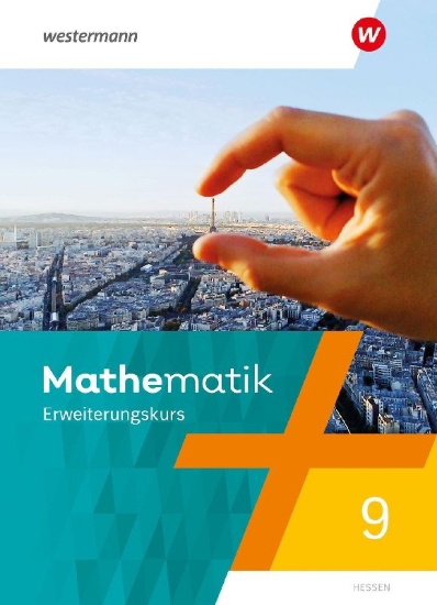 Buchcover und Innenansicht für das Buch: Mathematik 9E. Schulbuch. Hessen