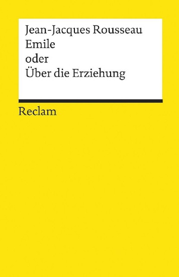 Buchcover und Innenansicht für das Buch: Emile oder Über die Erziehung