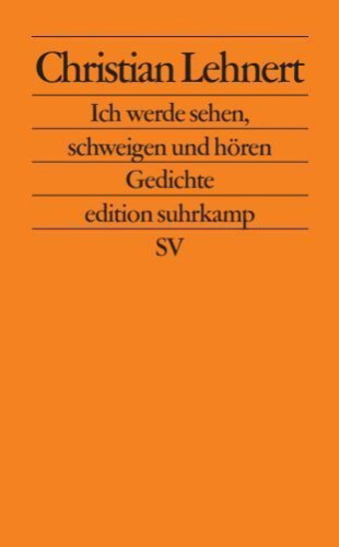 Buchcover und Innenansicht für das Buch: Ich werde sehen, schweigen und hören