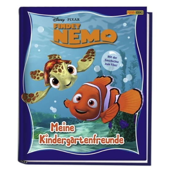 Buchcover und Innenansicht für das Buch: Disney Findet Nemo: Kindergartenfreundebuch - Meine Kindergartenfreunde