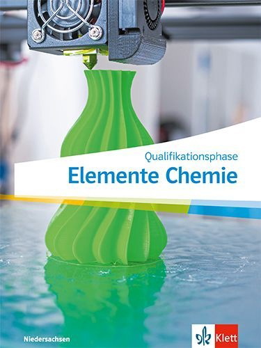 Buchcover und Innenansicht für das Buch: Elemente Chemie Oberstufe Qualifikationsphase. Ausgabe Niedersachsen