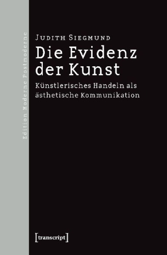 Buchcover und Innenansicht für das Buch: Die Evidenz der Kunst