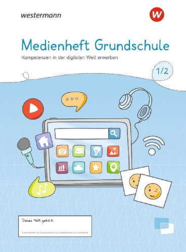 Buchcover und Innenansicht für das Buch: Medienheft Grundschule. Heft Klasse 1/2