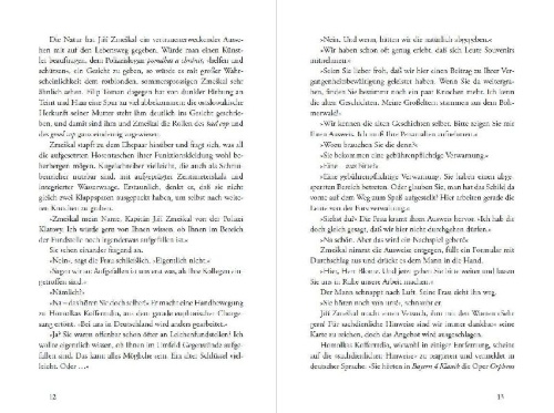 Buchcover und Innenansicht für das Buch: Der Club der dichtenden Polizisten