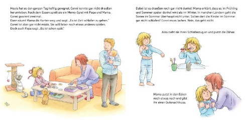 Buchcover und Innenansicht für das Buch: LESEMAUS 78: Conni kann nicht einschlafen