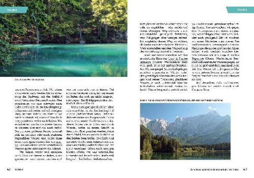 Buchcover und Innenansicht für das Buch: Nationalpark Triglav, Soca & Isonzo