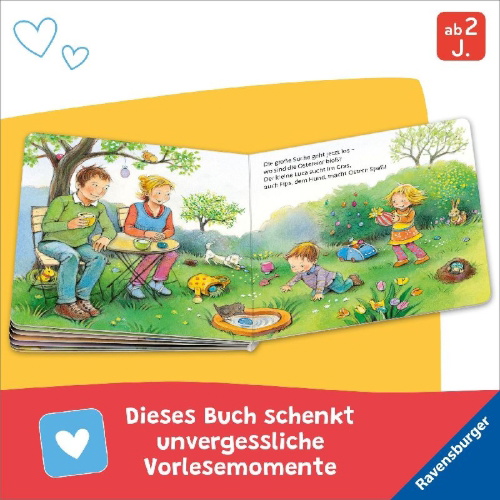 Buchcover und Innenansicht für das Buch: Mein liebstes Osterbuch