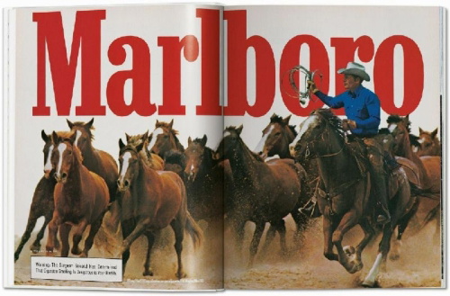 Buchcover und Innenansicht für das Buch: All-American Ads of the 80s