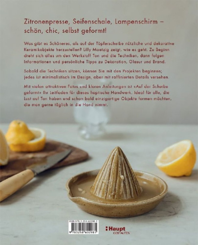 Buchcover und Innenansicht für das Buch: Auf der Scheibe geformt