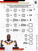 Buchcover und Innenansicht für das Buch: DFB: Fußballstarker Rätselspaß