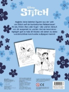 Buchcover und Innenansicht für das Buch: Disney Stitch: Malspaß mit 3D-Stickern