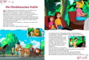 Buchcover und Innenansicht für das Buch: Bibi & Tina: Neue Abenteuer von Bibi und Tina
