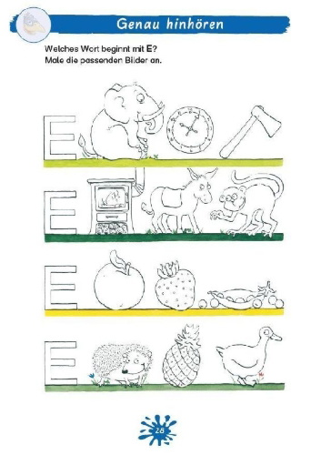 Buchcover und Innenansicht für das Buch: Mein großes Abc-Buch mit Rabe Linus - ab 5 Jahren