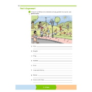 Buchcover und Innenansicht für das Buch: Fit für die Klassenarbeit - Gymnasium. Englisch 5