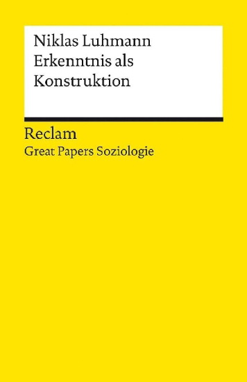 Buchcover und Innenansicht für das Buch: Erkenntnis als Konstruktion
