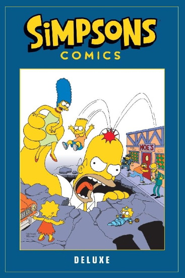 Buchcover und Innenansicht für das Buch: US Simpsons Comics #1-#7; US Itchy & Scratchy Comics #3; US Batman Comics #3