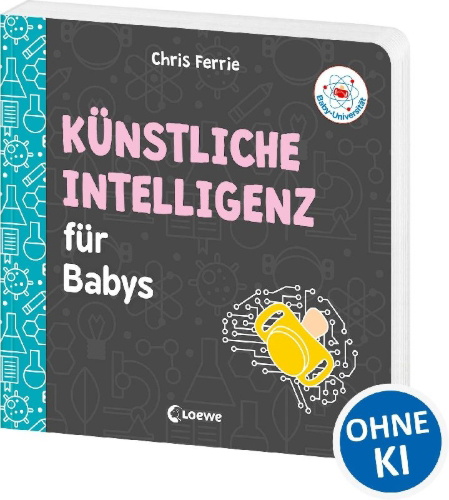 Buchcover und Innenansicht für das Buch: Artificial Intelligence for Babies (OT)