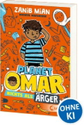 Buchcover und Innenansicht für das Buch: Planet Omar - Accidental Trouble Magnet