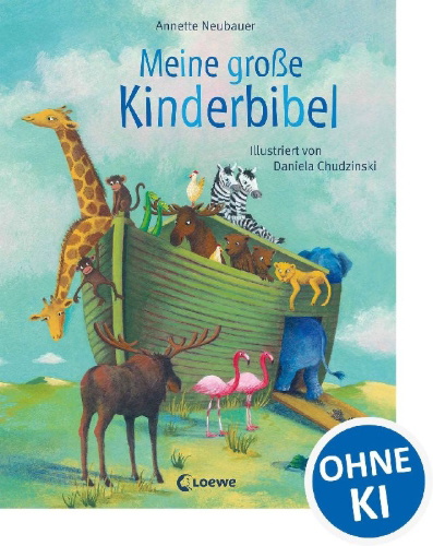 Buchcover und Innenansicht für das Buch: Meine große Kinderbibel