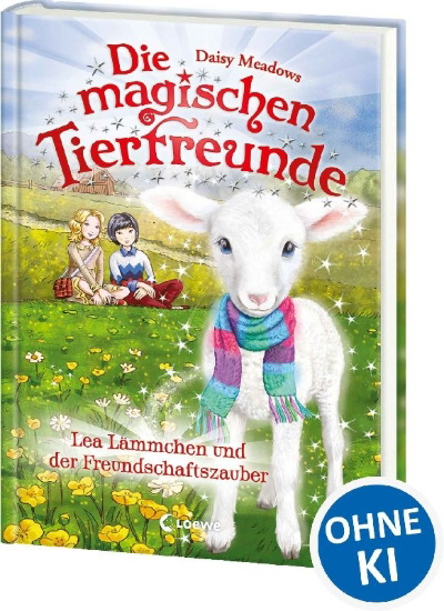 Buchcover und Innenansicht für das Buch: Die magischen Tierfreunde (Band 13) - Lea Lämmchen und der Freundschaftszauber