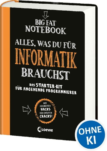 Buchcover und Innenansicht für das Buch: Big Fat Notebook - Computer Science And Coding