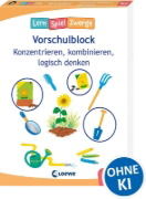 Buchcover und Innenansicht für das Buch: Die neuen LernSpielZwerge - Konzentrieren, kombinieren, logisch denken