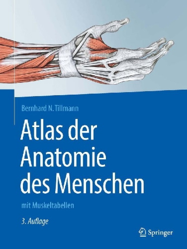 Buchcover und Innenansicht für das Buch: Atlas der Anatomie des Menschen