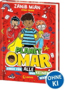Buchcover und Innenansicht für das Buch: Planet Omar: Epic Hero Flop