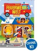 Buchcover und Innenansicht für das Buch: Mon ami le pompier - Bloc à colorier