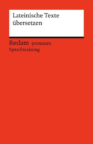 Buchcover und Innenansicht für das Buch: Lateinische Texte übersetzen