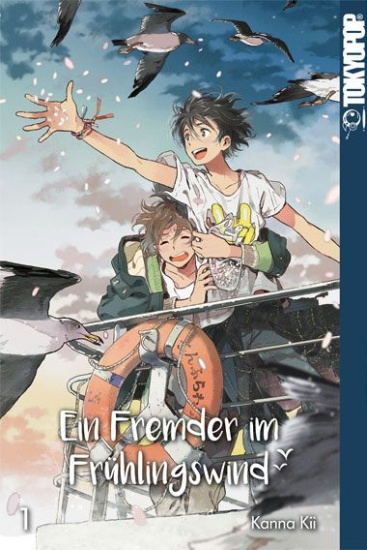 Buchcover und Innenansicht für das Buch: Ein Fremder im Frühlingswind 01