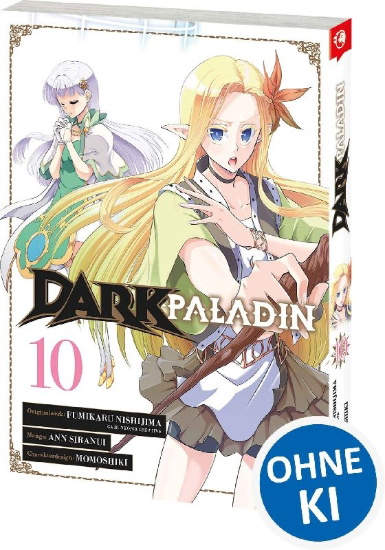 Buchcover und Innenansicht für das Buch: Ankoku Kishi no Ore Desu ga Saikyou no Seikishi o Mezashimasu