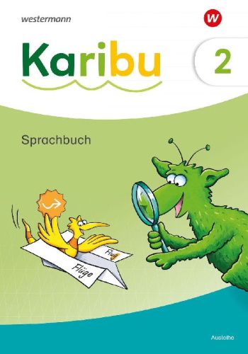 Buchcover und Innenansicht für das Buch: Karibu. Sprachbuch 2 plus Diagnoseheft Sprache 2