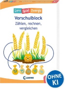 Buchcover und Innenansicht für das Buch: Die neuen LernSpielZwerge - Zählen, rechnen, vergleichen