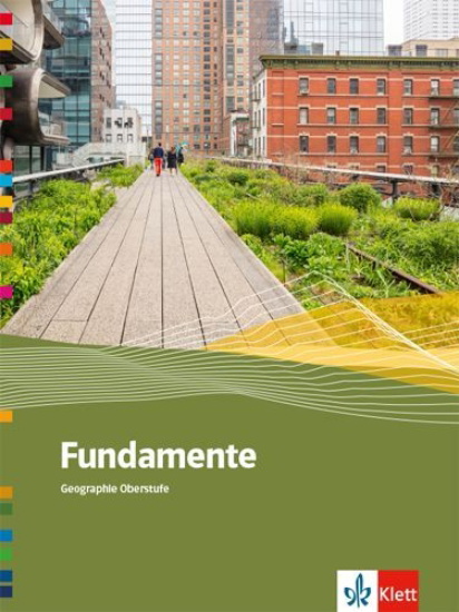 Buchcover und Innenansicht für das Buch: Fundamente Geographie Oberstufe. Schulbuch Klasse 10-13