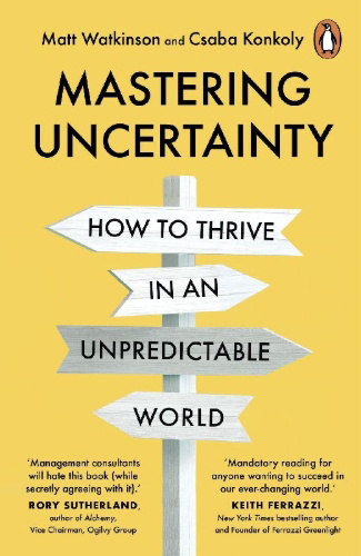 Buchcover und Innenansicht für das Buch: Mastering Uncertainty