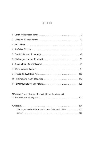 Buchcover und Innenansicht für das Buch: Lauf, Mädchen, lauf!