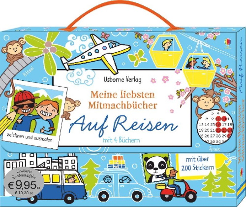 Buchcover und Innenansicht für das Buch: Meine liebsten Mitmachbücher: Auf Reisen