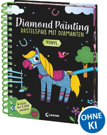 Buchcover und Innenansicht für das Buch: I Love Crystals - Ponies