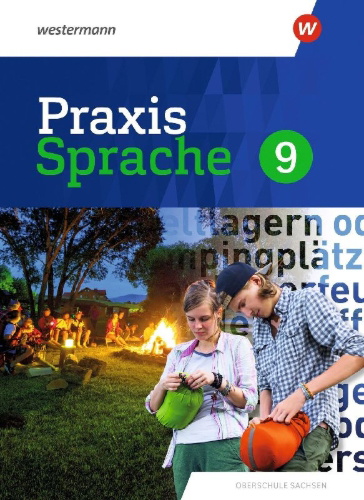 Buchcover und Innenansicht für das Buch: Praxis Sprache 9. Schulbuch. Differenzierende Ausgabe für Sachsen