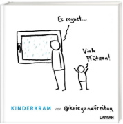 Buchcover und Innenansicht für das Buch: kriegundfreitag: Kinderkram