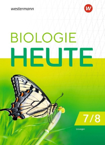 Buchcover und Innenansicht für das Buch: Biologie heute SI 2. Lösungen. Für Gymnasien in Baden-Württemberg