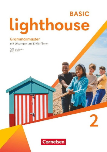 Buchcover und Innenansicht für das Buch: Lighthouse Band 2: 6. Schuljahr - Grammarmaster mit Lösungen und Erklärfilmen